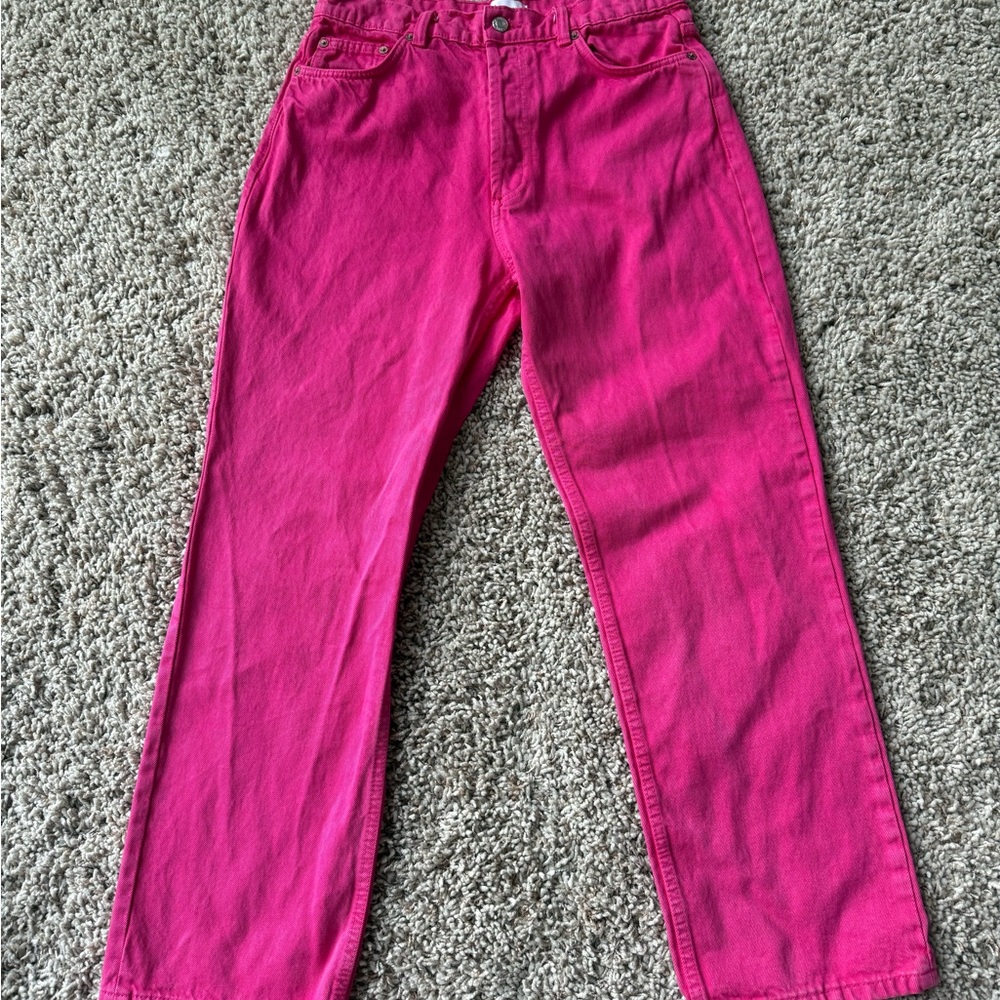 Vibrant Pink Kids Pants